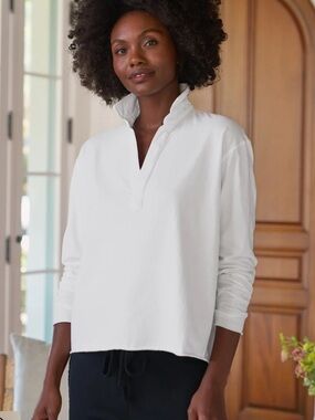 Frank & Eileen Patric Popover Henley top